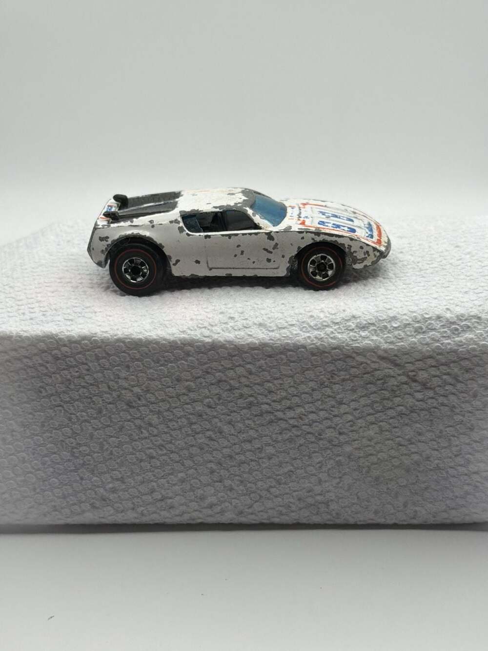 Vintage Hot Wheels Redline Warpath 1969 White Diecast Car